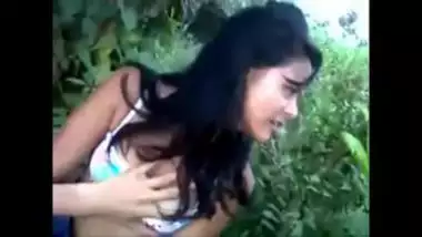 Sexy Nepali Girl Riding Penis Of Lover With Ass In Forest