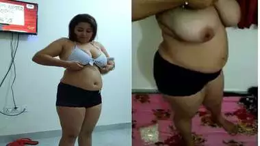 Bengali big boobs bhabhi removing bra viral MMS