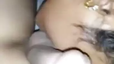 Sexy Desi Girl BlowJob and Boob Pressing