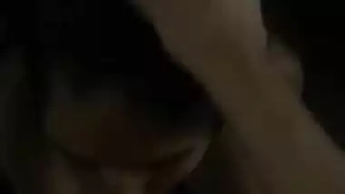 Desi wife sucking husband cock at night