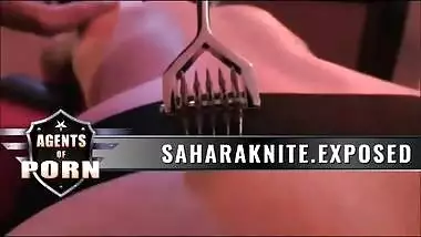 Indian mistress Sahara knite teasing her subs 
