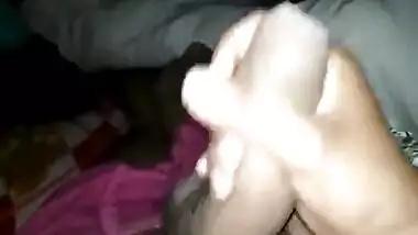 Desi wife Handjob BJ boobs squeezed wet pussy fucked