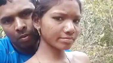 Tribal village wife boob press outdoor sex MMS