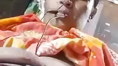 Dirty talking bhabhi showing big boobs and pussy