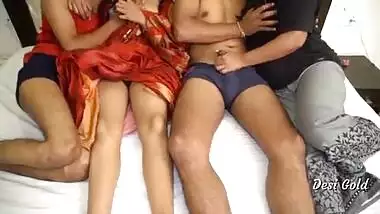 Indian blue film of two couples in a foursome