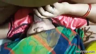 Hiding her face while sucking her ex lover dick