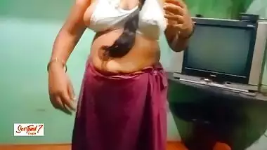 Desi Tamil Teacher Dress Change