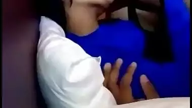 Desi lover sucking gf boobs hotel room