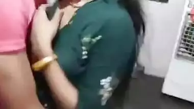 Young Indian couple livecam sex in standing position