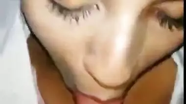 Sexy college girl blowjob and fucking hard leaked
