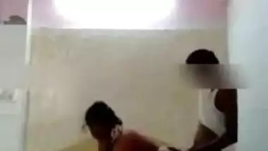 Bhabhi caught nailed by lover in doggystyle pose in Desi mms clip