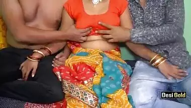 Indian Wife Gangbang With Husband And His Friend