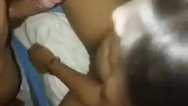 Cute Girl Putting Lotion On Dick Start Sucking & Cum Shot