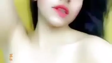 Super sexy girl sex tease MMS selfie video