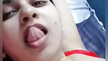 Hot desi girl nude video in red lingerie