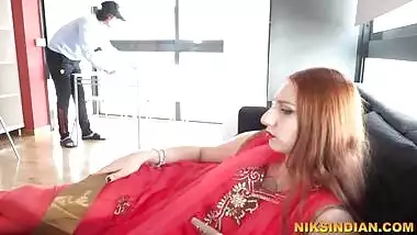 Beautiful Indian MILF slut fucked rough by step brother