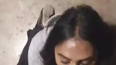 Face fucking my tutor in the library staircase with facial