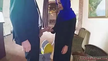 Muslim lady and arab first time Anything to Help The Poor