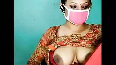 Masked model webcam online sex chat with lover