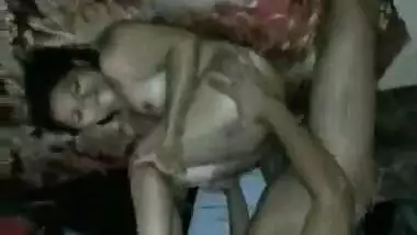 Indian teen having a hardcore sex with her servant