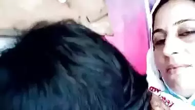 Paki Wife Boobs Sucking By Hubby