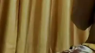 Topless beautiful girlfriend video call to boyfriend