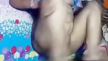 After sex caring Desi man carefully wipes spouse's wet XXX snatch