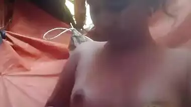 Unsatisfied village bhabhi fingering hard during bath ,enjoy her puch puch sound during masturbating