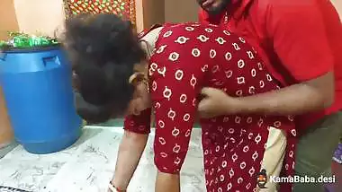 Man fucks wife as soon as the family leaves in desi sex
