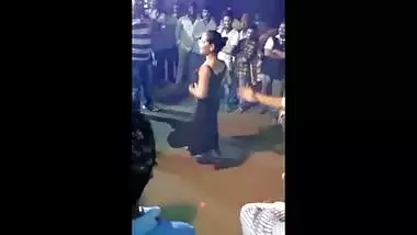 Hot sluts public stage record dance