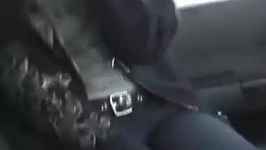 Horny Girl Gets Fucked In Back-seat Of Car