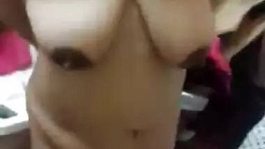 Horny Indian Aunty Wearing Cloths