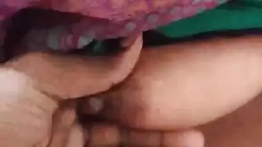 Tamil aunty boobs nipple pulling