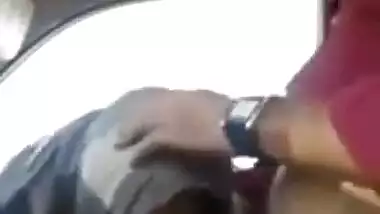 Tamil Bhabhi cheating in Car with nymphos...