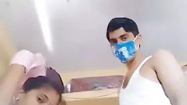 Desi wife boob press and hardcore fucking viral clips