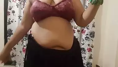 Horny Big Boobs Indian Bhabhi Getting Ready For Her Sex Night Part 2