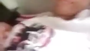 Desi gf shy to showing big boobs in video call with face