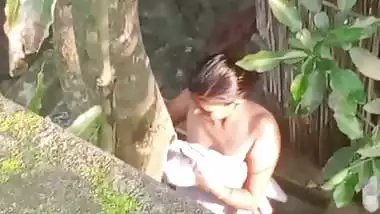 Village mom petticoat removed boob show after bath