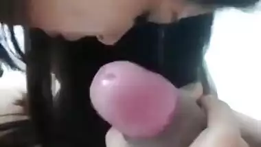 Sexy Indian girl sucking dick of her BF