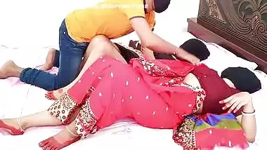 Indian Two Hot Milf Aunty Ritu & Anjali Fucking With One Boy