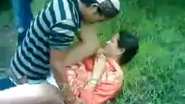 Brother wife fucked in open field