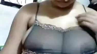 Indian striptease on webcam.