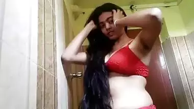Showering Desi striptease...