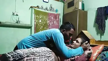 Desi porn of Devar licking his Bhabhi’s cunt at midnight
