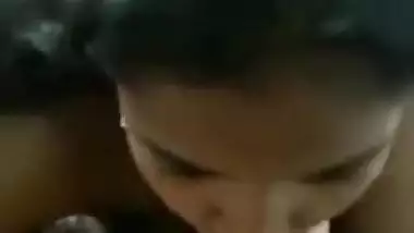 Newly married south Indian Bhabhi blowjob