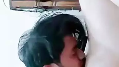 Nice-looking Pakistani wife sex with her newly married spouse