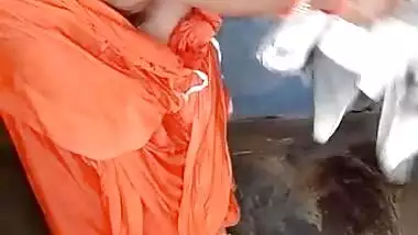 Bhabi After bathing Video capture By Hubby