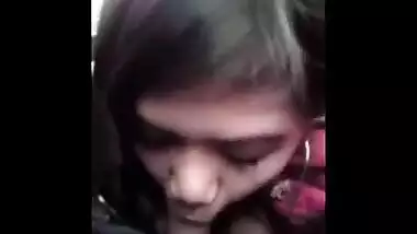 Sexy Nepali Sister’s Blowjob In Car