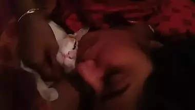 Indian bails on sex morality and exposes XXX parts playing with kitty