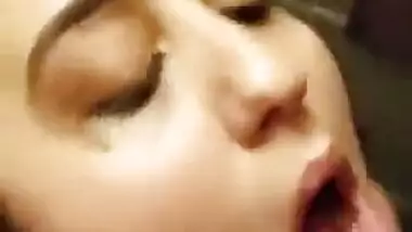 Sexy Blowjob In Restroom And Cumshots On Desi Girl’s Face